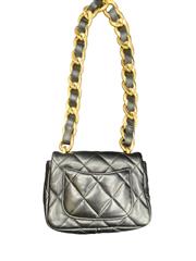 Chanel Funky Town Flap Bag Quilted Lambskin Mini Handbag